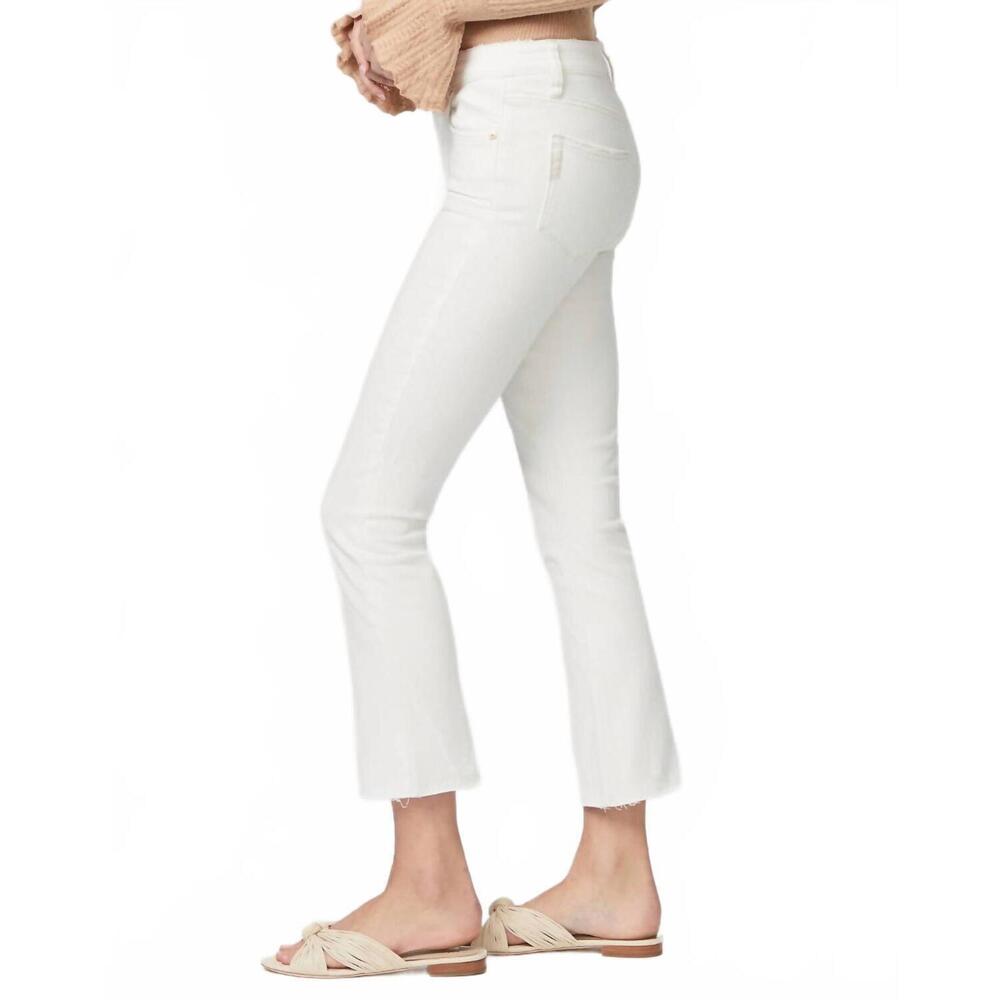 NEW PAIGE colette crop jeans in golden sand distressed - Picture 3 of 4